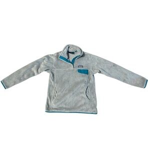 Patagonia Womens Gray Re -Tool Snap T Pullover Fleece Medium Gorpcore Sweatshirt